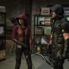 Arrow -- "The Candidate" -- Image AR402A_0527b-- Pictured (L-R): Willa Holland as Speedy and Stephen Amell as The Arrow -- Photo: Katie Yu /The CW -- ÃÂ© 2015 The CW Network, LLC. All Rights Reserved.