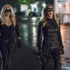 Arrow -- "Lost Souls" -- Image AR406B_0363b.jpg -- Pictured (L-R): Caity Lotz as Sara Lance and Katie Cassidy as Laurel Lance -- Photo: Cate Cameron/ The CW -- ÃÂ© 2015 The CW Network, LLC. All Rights Reserved.