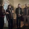 Arrow -- "Legends of Yesterday" -- Image AR408A_0136b.jpg -- Pictured (L-R): Emily Bett Rickards as Felicity Smoak, Carlos Valdes as Cisco Ramon, Stephen Amell as Oliver Queen, David Ramsey as John Diggle and Willa Holland as Thea Queen  -- Photo: Katie Yu/ The CW -- ÃÂ© 2015 The CW Network, LLC. All Rights Reserved.