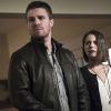 Arrow -- "Legends of Yesterday" -- Image AR408A_0261b.jpg -- Pictured (L-R): Stephen Amell as Oliver Queen and Willa Holland as Thea Queen -- Photo: Katie Yu/ The CW -- ÃÂ© 2015 The CW Network, LLC. All Rights Reserved.