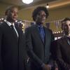 Arrow -- "Dark Waters" -- Image AR409B_0071b.jpg -- Pictured (L-R): David Ramsey as John Diggle, Echo Kellum as Curtis Holt and Chenier Hundal as Paul  -- Photo: Diyah Pera/ The CW -- ÃÂ© 2015 The CW Network, LLC. All Rights Reserved.
