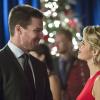 Arrow -- "Dark Waters" -- Image AR409B_0224bc.jpg -- Pictured (L-R): Stephen Amell as Oliver Queen and Emily Bett Rickards as Felicity Smoak -- Photo: Diyah Pera/ The CW -- ÃÂ© 2015 The CW Network, LLC. All Rights Reserved.