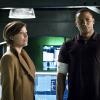 Arrow -- "A.W.O.L." -- Image AR411A_0173b.jpg -- Pictured (L-R): Audrey Marie Anderson as Lyla Michaels and David Ramsey as John Diggle -- Photo: Liane Hentscher/ The CW -- ÃÂ© 2016 The CW Network, LLC. All Rights Reserved.