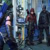 Arrow -- "Unchained" -- Image AR412A_0054b.jpg -- Pictured (L-R): Stephen Amell as Green Arrow, Colton Haynes as Arsenal, David Ramsey as John Diggle and Katie Cassidy as Black Canary -- Photo: Liane Hentscher/ The CW -- ÃÂ© 2016 The CW Network, LLC. All Rights Reserved.