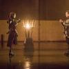Arrow -- "Sins of the Father" -- Image AR413b_0292b.jpg -- Pictured (L-R):  Katrina Law as Nyssa al Ghul and John Barrowman as Malcolm Merlyn -- Photo: Dean Buscher/ The CW -- ÃÂ© 2016 The CW Network, LLC. All Rights Reserved.