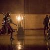 Arrow -- "Sins of the Father" -- Image AR413b_0295b.jpg -- Pictured (L-R):  Katrina Law as Nyssa al Ghul and John Barrowman as Malcolm Merlyn -- Photo: Dean Buscher/ The CW -- ÃÂ© 2016 The CW Network, LLC. All Rights Reserved.