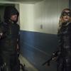 Arrow -- "Code of Silence" -- Image AR414A_0057b.jpg -- Pictured (L-R):  Stephen Amell as The Arrow and Katie Cassidy as Laurel Lance/Black Canary -- Photo: Katie Yu/ The CW -- ÃÂ© 2016 The CW Network, LLC. All Rights Reserved.