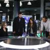 Arrow -- "Taken" -- Image AR415b_0136b.jpg -- Pictured (L-R): Anna Hopkins as Samantha, Emily Bett Rickards as Felicity Smoak, Stephen Amell as Oliver Queen / The Green Arrow, Megalyn E.K. as Vixen, David Ramsey as John Diggle, and Willa Holland as Thea Queen / Speedy -- Photo: Bettina Strauss/ The CW -- ÃÂ© 2016 The CW Network, LLC. All Rights Reserved.