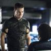 Arrow -- "Beacon of Hope" -- Image AR417a_0279b.jpg -- Pictured (L-R): Stephen Amell as Oliver Queen and Echo Kellum as Curtis Holt -- Photo: Dean Buscher/The CW -- ÃÂ© 2016 The CW Network, LLC. All Rights Reserved.