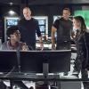Arrow -- "Beacon of Hope" -- Image AR417a_0432b.jpg -- Pictured (L-R): Echo Kellum as Curtis Holt, Paul Blackthorne as Detective Quentin Lance, David Ramsey as John Diggle, Katie Cassidy as Laurel Lance and Stephen Amell as Oliver Queen -- Photo: Dean Buscher/The CW -- ÃÂ© 2016 The CW Network, LLC. All Rights Reserved.