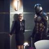 Arrow -- "Beacon of Hope" -- Image AR417b_0071b.jpg -- Pictured (L-R): Emily Bett Rickards as Felicity Smoak and Exoskeleton -- Photo: Dean Buscher/The CW -- ÃÂ© 2016 The CW Network, LLC. All Rights Reserved.