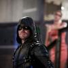 Arrow -- "The Recruits" -- Image AR502a_0057b.jpg -- Pictured (L-R): Stephen Amell as Green Arrow and Emily Bett Rickards as Felicity Smoak -- Photo: Bettina Strauss/The CW -- ÃÂ© 2016 The CW Network, LLC. All Rights Reserved.