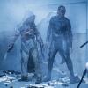 Arrow -- "Penance" -- Image AR504a_0243b.jpg -- Pictured (L-R): Prometheus and Echo Kellum as Curtis Holt  -- Photo: Dean Buscher/The CW -- ÃÂ© 2016 The CW Network, LLC. All Rights Reserved.