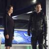 Arrow -- "Penance" -- Image AR504b_0311b.jpg -- Pictured (L-R): Audrey Marie Anderson as Lyla Michaels and Stephen Amell as Oliver Queen -- Photo: Dean Buscher/The CW -- ÃÂ© 2016 The CW Network, LLC. All Rights Reserved.