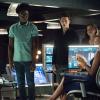 Arrow -- "Human Target" -- Image AR505a_0083.jpg -- Pictured (L-R):  Echo Kellum as Curtis Holt, Joe Dinicol as Rory Regan/Ragman, Madison McLaughlin as Evelyn Sharp/Artemis, and Emily Bett Rickards as Felicity Smoak -- Photo: Dean Buscher/The CW -- ÃÂ© 2016 The CW Network, LLC. All Rights Reserved.