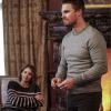 Arrow -- "Invasion!" -- Image AR508b_0025b.jpg -- Pictured (L-R): Willa Holland as Thea Queen and Stephen Amell as Oliver Queen -- Photo: Bettina Strauss/The CW -- ÃÂ© 2016 The CW Network, LLC. All Rights Reserved.