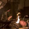 Arrow -- "What We Leave Behind" -- Image AR509b_0008b.jpg -- Pictured (L-R): Stephen Amell as Oliver Queen/The Green Arrow and Garwin Sanford as Justin Claybourne -- Photo: Jack Rowand/The CW -- ÃÂ© 2016 The CW Network, LLC. All Rights Reserved.