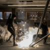 Arrow -- "What We Leave Behind" -- Image AR509b_0304b.jpg -- Pictured (L-R): Stephen Amell as Oliver Queen/The Green Arrow and Prometheus -- Photo: Jack Rowand/The CW -- ÃÂ© 2016 The CW Network, LLC. All Rights Reserved.