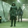 Arrow -- "Who Are You?" -- Image AR510b_0044b.jpg -- Pictured (L-R): Stephen Amell as Green Arrow and Prometheus -- Photo: Bettina Strauss/The CW -- ÃÂ© 2016 The CW Network, LLC. All Rights Reserved.