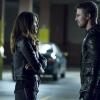 Arrow -- "Second Chances" -- Image AR511b_0053b.jpg -- Pictured (L-R): Juliana Harkavy as Tina Boland and Stephen Amell as Oliver Queen -- Photo: Katie Yu/The CW -- ÃÂ© 2017 The CW Network, LLC. All Rights Reserved.