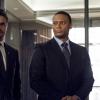 Arrow -- "Bratva" -- Image AR512a_0184b.jpg -- Pictured (L-R): Stephen Amell as Oliver Queen, David Ramsey as John Diggle, and Josh Segarra as Adrian Chase -- Photo: Cate Cameron/The CW -- ÃÂ© 2017 The CW Network, LLC. All Rights Reserved.