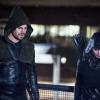 Arrow -- "Bratva" -- Image AR512b_0251b.jpg -- Pictured (L-R): Stephen Amell as Oliver Queen/The Green Arrow and Lexa Doig as Talia Al-Ghul-- Photo: Cate Cameron/The CW -- ÃÂ© 2017 The CW Network, LLC. All Rights Reserved.