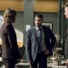 Arrow -- "Spectre of the Gun" -- Image AR513a_0088b.jpg -- Pictured (L-R): Willa Holland as Thea Queen, Queen Rick Gonzalez as Rene Ramirez, and Stephen Amell as Oliver -- Photo: Katie Yu/The CW -- ÃÂ© 2017 The CW Network, LLC. All Rights Reserved.