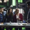 Arrow -- "Fighting Fire With Fire" -- Image AR515a_0323b.jpg -- Pictured (L-R): Rick Gonzalez as Rene Ramirez, Juliana Harkavy as Tina Boland, Emily Bett Rickards as Felicity Smoak, and Echo Kellum as Curtis Holt -- Photo: Diyah Pera/The CW -- ÃÂ© 2017 The CW Network, LLC. All Rights Reserved.