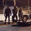 Arrow -- "Dangerous Liaisons" -- Image AR519a_0097.jpg -- Pictured (L-R): David Ramsey as John Diggle/Spartan, Stephen Amell as Oliver Queen/The Green Arrow, and Juliana Harkavy as Tina Boland/Dinah Drake -- Photo: Diyah Pera/The CW -- ÃÂ© 2017 The CW Network, LLC. All Rights Reserved.