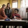 Arrow -- "Underneath"-- Image AR520b_0026b.jpg -- Pictured (L-R): Rick Gonzalez as Rene Ramirez/Wild Dog, Juliana Harkavy as Tina Boland/Dinah Drake, Echo Kellum as Curtis Holt/Mr.Terrific and David Ramsey as John Diggle/Spartan -- Photo: Robert Falconer/The CW -- ÃÂ© 2017 The CW Network, LLC. All Rights Reserved.