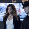 Arrow -- "Deathstroke Returns" -- Image AR605a_0108b.jpg -- Pictured (L-R): Juliana Harkavy as Dinah Drake and Evan Roderick as Officer Anastas -- Photo: Jeff Weddell/The CW -- ÃÂ© 2017 The CW Network, LLC. All Rights Reserved.