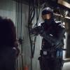 Arrow -- "Deathstroke Returns" -- Image AR605a_0155b.jpg -- Pictured (L-R): Juliana Harkavy as Dinah Drake/Black Canary and Vigilante -- Photo: Jeff Weddell/The CW -- ÃÂ© 2017 The CW Network, LLC. All Rights Reserved.