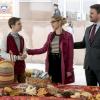 Arrow -- "Thanksgiving" -- Image AR607a_0025b.jpg -- Pictured (L-R): Jack Moore as William Clayton, Emily Bett Rickards as Felicity Smoak, and Stephen Amell as Oliver Queen -- Photo: Dan Power/The CW -- ÃÂ© 2017 The CW Network, LLC. All Rights Reserved.