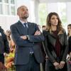 Arrow -- "Thanksgiving" -- Image AR607a_0057b.jpg -- Pictured (L-R): Paul Blackthorne as Quentin Lance and Juliana Harkavy as Dinah Drake -- Photo: Dan Power/The CW -- ÃÂ© 2017 The CW Network, LLC. All Rights Reserved.