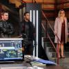 Arrow -- "All for Nothing" -- Image Number: AR612a_0035.jpg -- Pictured (L-R): Stephen Amell as Oliver Queen/Green Arrow, David Ramsey as John Diggle/Spartan, Emily Bett Rickards as Felicity and Echo Kellum as Curtis Holt/Mr. Terrific -- Photo: Bettina Strauss/The CW -- ÃÂ© 2018 The CW Network, LLC. All rights Reserved.