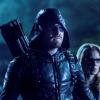 Arrow -- "Collision Course" -- Image Number: ARR614a_0226.jpg -- Pictured (L-R): Stephen Amell as Oliver Queen/Green Arrow and Emily Bett Rickards as Felicity Smoak -- Photo: Dean Buscher/The CW -- ÃÂ© 2018 The CW Network, LLC. All rights reserved.