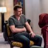 Arrow -- "Doppelganger" -- Image Number: ARR615b_0141.jpg -- Pictured (L-R): Colton Haynes as Roy Harper and Willa Holland as Thea Queen/Speedy -- Photo: Daniel Power/The CW -- ÃÂ© 2018 The CW Network, LLC. All rights reserved.