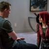 Arrow -- "Doppelganger" -- Image Number: ARR615b_0165.jpg -- Pictured (L-R): Colton Haynes as Roy Harper and Willa Holland as Thea Queen/Speedy -- Photo: Daniel Power/The CW -- ÃÂ© 2018 The CW Network, LLC. All rights reserved.