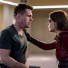 Arrow -- "Doppelganger" -- Image Number: ARR615b_0203.jpg -- Pictured (L-R): Colton Haynes as Roy Harper and Willa Holland as Thea Queen/Speedy -- Photo: Daniel Power/The CW -- ÃÂ© 2018 The CW Network, LLC. All rights reserved.