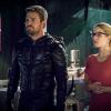Arrow -- "Brothers in Arms" -- Image Number: AR617a_0590.jpg -- Pictured (L-R): Stephen Amell as Oliver Queen/Green Arrow and Emily Bett Rickards as Felicity Smoak -- Photo: Jack Rowand/The CW -- ÃÂ© 2018 The CW Network, LLC. All rights reserved.