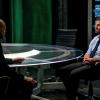 Arrow -- "Fundamentals" -- Image Number: ARR618a_0028.jpg -- Pictured (L-R): Paul Blackthorne as Quentin Lance and Stephen Amell as Oliver Queen/Green Arrow -- Photo: Shane Harvey/The CW -- ÃÂ© 2018 The CW Network, LLC. All Rights Reserved.