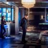 Arrow -- "The Dragon" -- Image Number: AR619a_0272.jpg -- Pictured (L-R): Katie Cassidy as Laurel/Black Siren, Kirk Acevedo as Ricardo Diaz and Ashton Holmes as Eric Cartier -- Photo: Dean Buscher/The CW -- ÃÂ© 2018 The CW Network, LLC. All rights reserved.