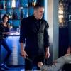 Arrow -- "The Dragon" -- Image Number: AR619a_0462.jpg -- Pictured (L-R): Katie Cassidy as Laurel/Black Siren, Kirk Acevedo as Ricardo Diaz and Ashton Holmes as Eric Cartier -- Photo: Dean Buscher/The CW -- ÃÂ© 2018 The CW Network, LLC. All rights reserved.