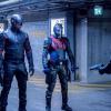 Arrow -- "Docket No. 11-19-41-73" -- Image Number: AR621b_0425.jpg -- Pictured (L-R): David Ramsey as John Diggle/Spartan, Rick Gonzalez as Rene Ramirez/Wild Dog and Colin Donnell as Tommy Merlyn/The Green Arrow  -- Photo: Dean Buscher/The CW -- ÃÂ© 2018 The CW Network, LLC. All rights reserved.