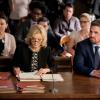 Arrow -- "Docket No. 11-19-41-73" -- Image Number: AR621a_0039.jpg -- Pictured (L-R): Teryl Rothery as Jean Loring and Stephen Amell as Oliver Queen/Green Arrow -- Photo: Diyah Pera/The CW -- ÃÂ© 2018 The CW Network, LLC. All rights reserved.