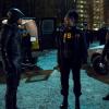 Arrow -- "Life Sentence" -- Image Number: AR623a_0210.jpg -- Pictured (L-R): Stephen Amell as Oliver Queen/Green Arrow, Sydelle Noel as Agent Samanda Watson and Rick Gonzalez as Rene Ramirez/Wild Dog -- Photo: Jack Rowand/The CW -- ÃÂ© The CW Network, LLC. All rights reserved.
