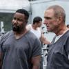 Arrow -- "The Longbow Hunters" -- Image Number: AR702a_0208b -- Pictured (L-R): Michael Jai White as Ben Turner/Bronze Tiger and Vinnie Jones as Danny "Brick" Brickwell -- Photo: Dean Buscher/The CW -- ÃÂ© 2018 The CW Network, LLC. All Rights Reserved.
