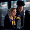 Arrow -- "Crossing Lines" -- Image Number: AR703b_0234b -- Pictured (L-R): Emily Bett Rickards as Felicity Smoak and  Sydelle Noel as FBI Agent Samanda Watson -- Photo: Dean Buscher/The CW -- ÃÂ© 2018 The CW Network, LLC. All Rights Reserved.