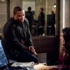 Arrow -- "Level Two" -- Image Number: AR704a_0290b -- Pictured (L-R): David Ramsey as John Diggle and Juliana Harkavy as Dinah Drake/Black Canary -- Photo: Dean Buscher/The CW -- ÃÂ© 2018 The CW Network, LLC. All Rights Reserved.