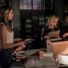 Arrow -- "The Demon" -- Image Number: AR705b_0022b -- Pictured (L-R): Katie Cassidy as Laurel Lance/Black Siren, Emily Bett Rickards as Felicity Smoak and Juliana Harkavy as Dinah Drake/Black Canary -- Photo: Jack Rowand/The CW -- ÃÂ© 2018 The CW Network, LLC. All Rights Reserved.